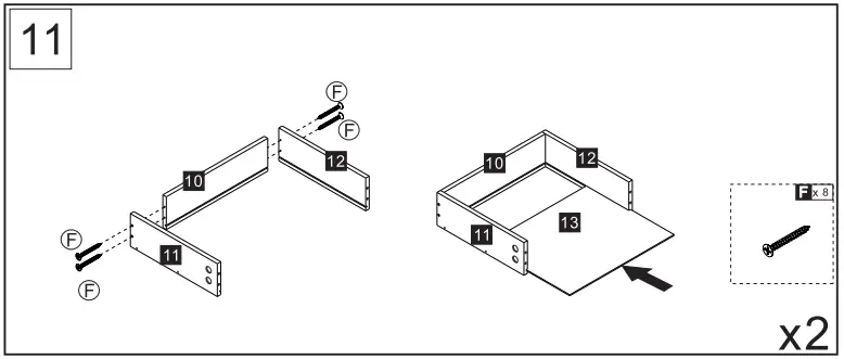 HOMEDEdepot 4725 inWhite TV Stand Wood Entertainment Center with 1Shelf - fig 13