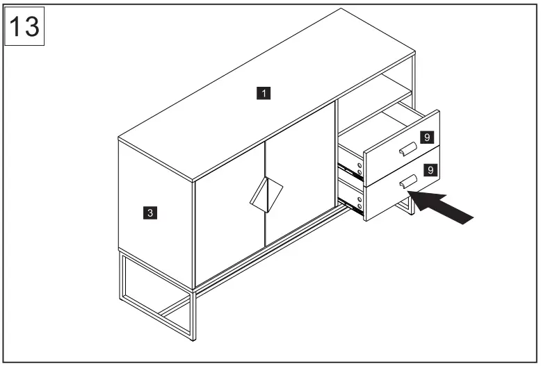 HOMEDEdepot 4725 inWhite TV Stand Wood Entertainment Center with 1Shelf - fig 15