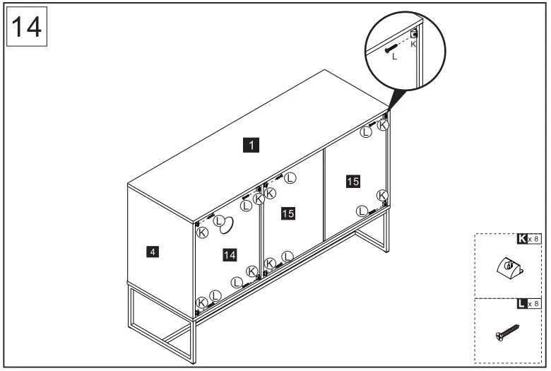 HOMEDEdepot 4725 inWhite TV Stand Wood Entertainment Center with 1Shelf - fig 16