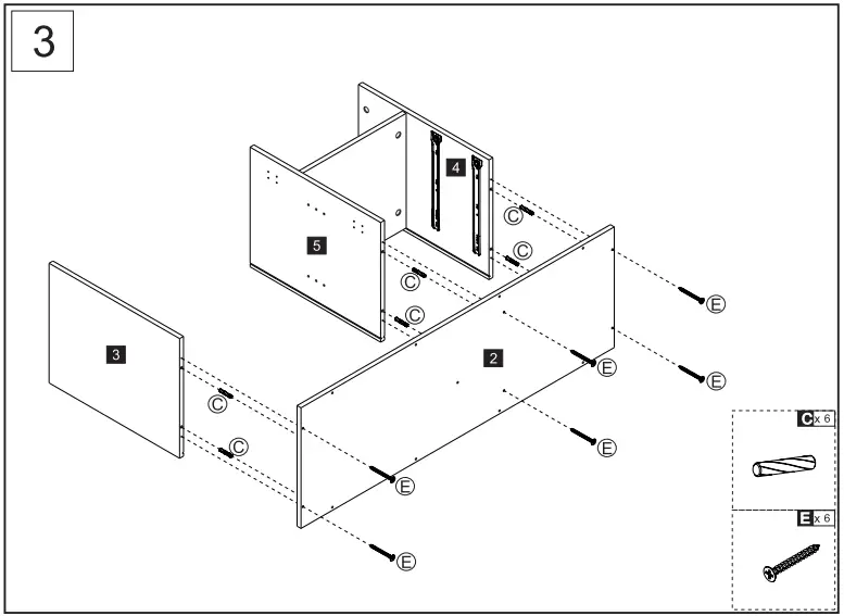 HOMEDEdepot 4725 inWhite TV Stand Wood Entertainment Center with 1Shelf - fig 5