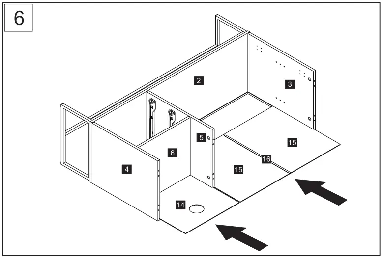 HOMEDEdepot 4725 inWhite TV Stand Wood Entertainment Center with 1Shelf - fig 8