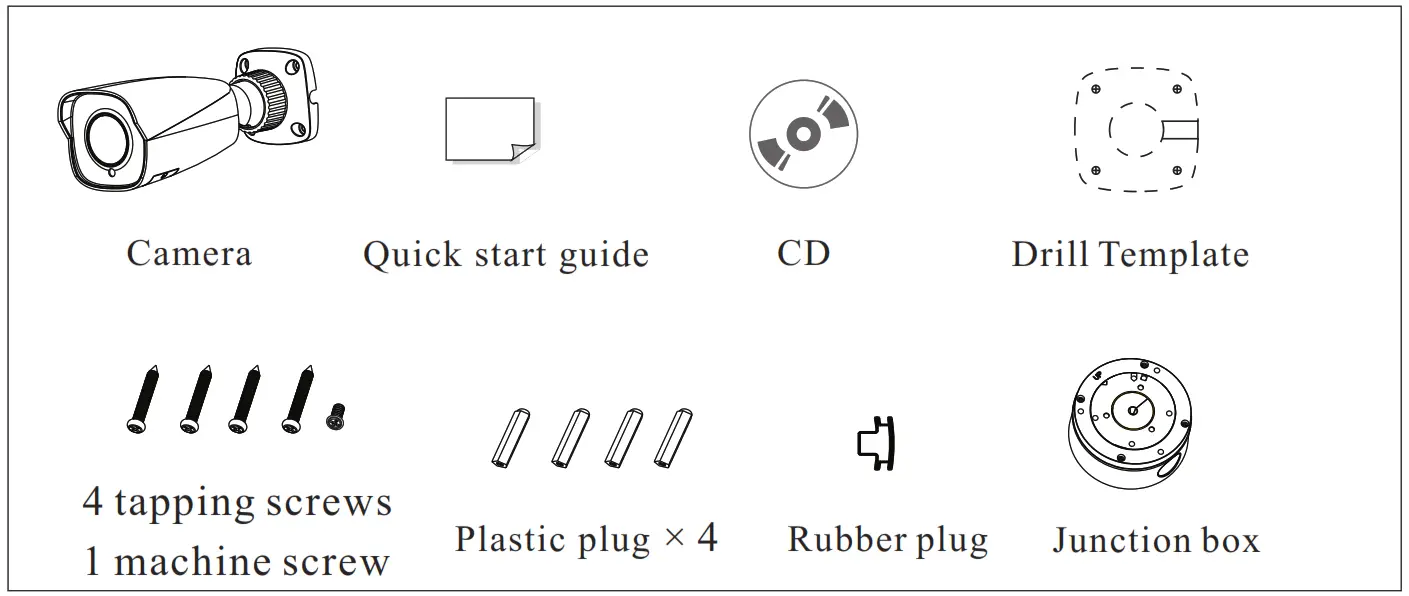 Speco Technologies O2VB1V 2MP Outdoor Network Bullet Camera with Night Vision - Fig