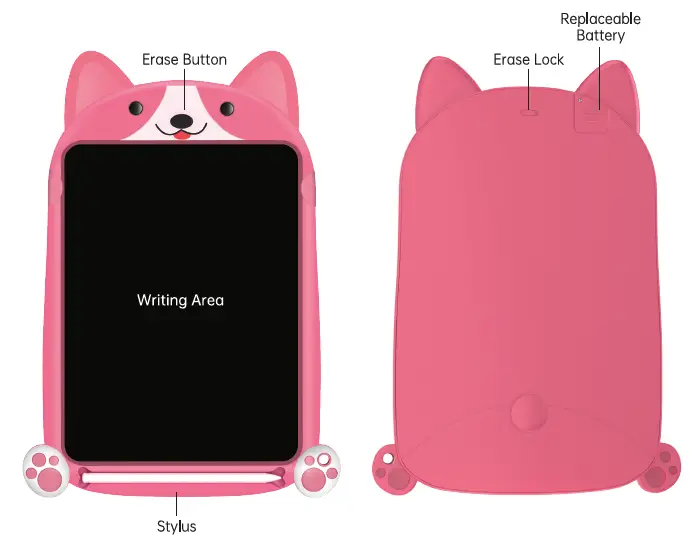 Hockvill H-01 LCD Writing Tablet fig 1