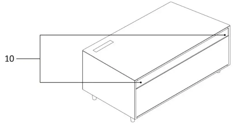 BestMatic TBT 127183 Series Multimedia Cooling Table - install the feet2