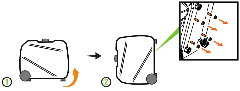 CHAMPION 201155 4650W Wireless Remote Start Inverter Generator - Fig2