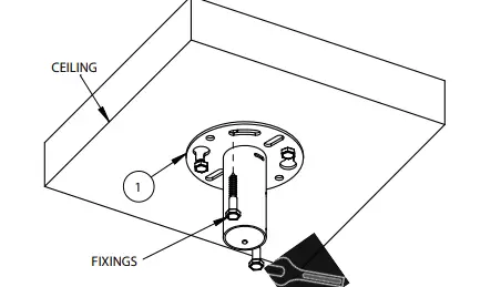 B-TECH-BT5963-CCTV-Ceiling-TV-Mount-5