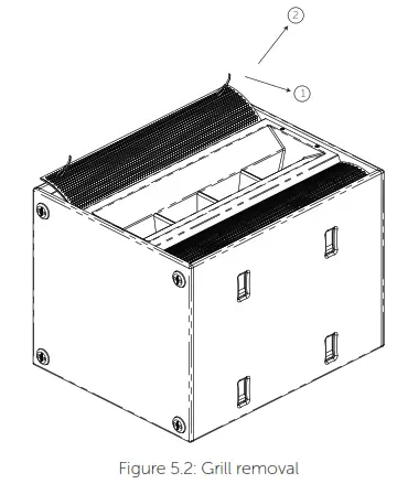VOID Sub Vantage Stylishly Brutal Bass - Figure 5.2Grill removal