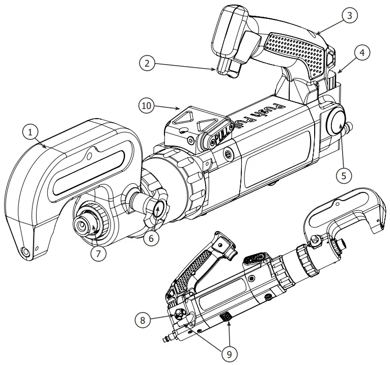 D66465 GYSPRESS 10 Tons Push Pull Body Punch Riveter - Fig