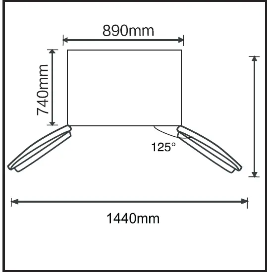 Midea HC-689WEN SS Side by Side Refrigerator 18