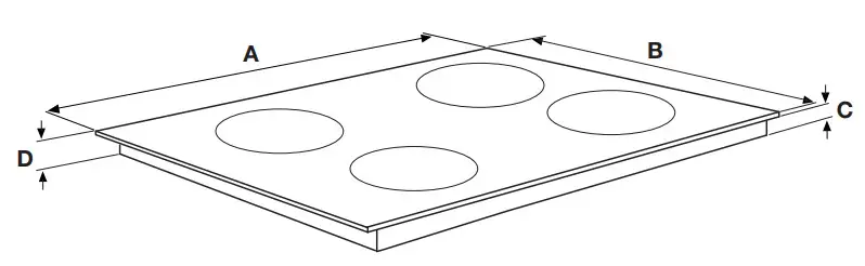 ETNA KI460ZT Induction Hobs - install 3