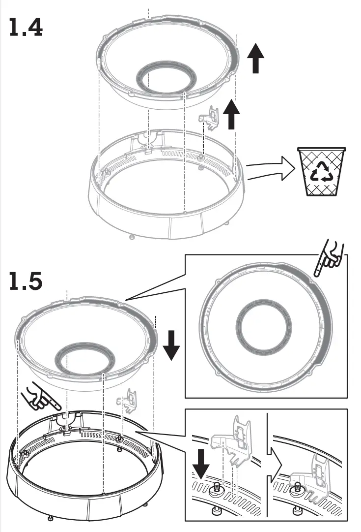 AXIS TP3814 E Black Dome Casing - fig 1