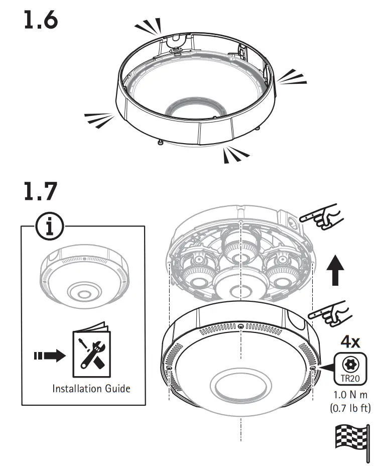AXIS TP3814 E Black Dome Casing - fig 2