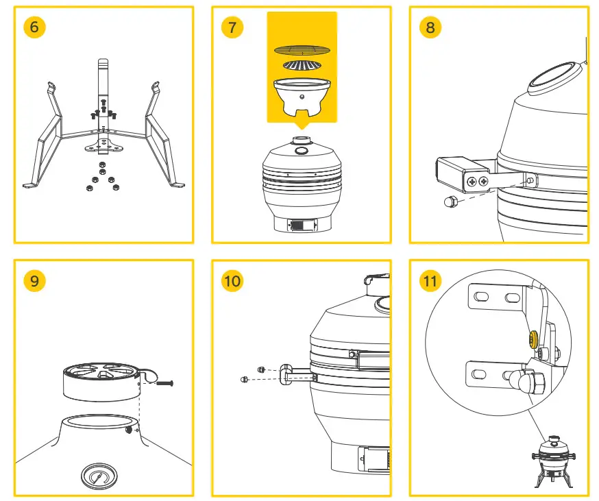 Maxima 09378000 Premium Kamado Grill Ø 13 inch 33 cm - figure 3
