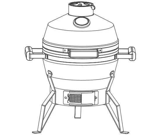 Maxima 09378000 Premium Kamado Grill Ø 13 inch 33 cm
