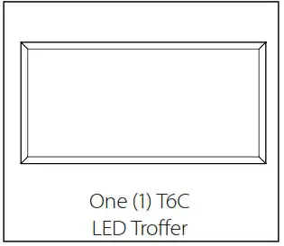 NICOR T6C LED Troffer - In The Box