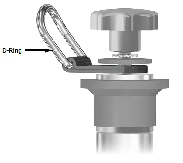 SUPERATV CM-P-RAN1K-01 Chainsaw Mount for Polaris Ranger XP 1000 fig (2)