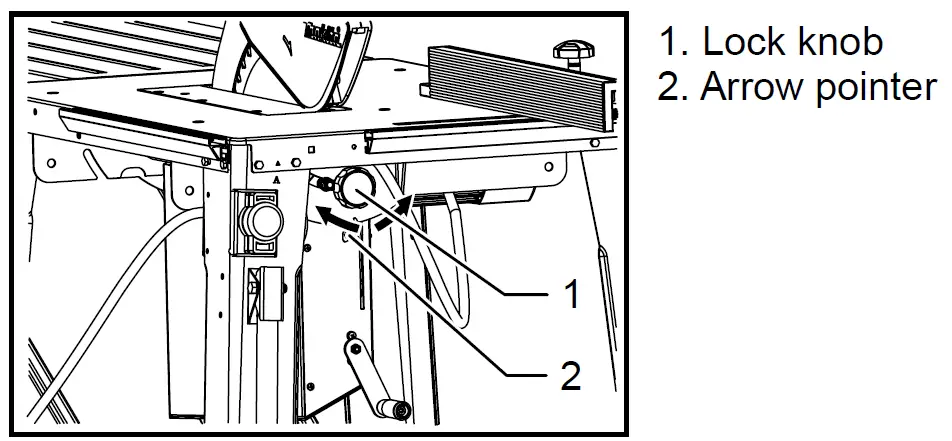 makita 2712 Table Saw 15