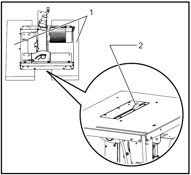 makita 2712 Table Saw 2