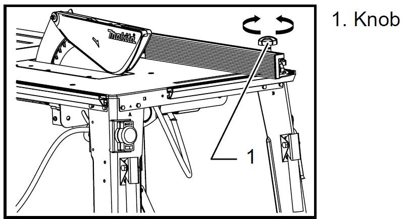 makita 2712 Table Saw 23