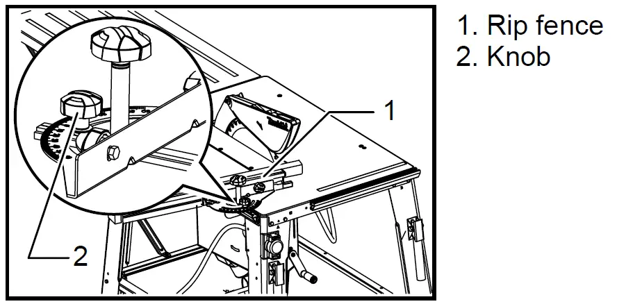 makita 2712 Table Saw 31