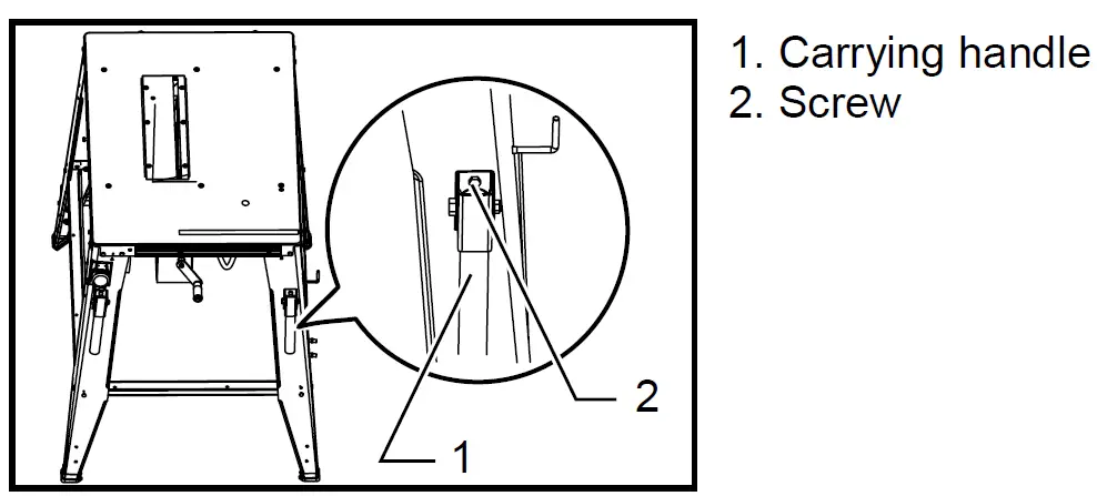makita 2712 Table Saw 7