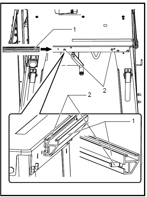 makita 2712 Table Saw 9