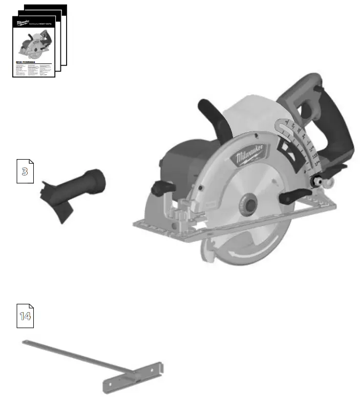 milwaukee M18 FCSRH66 Circular Saw - fig 1