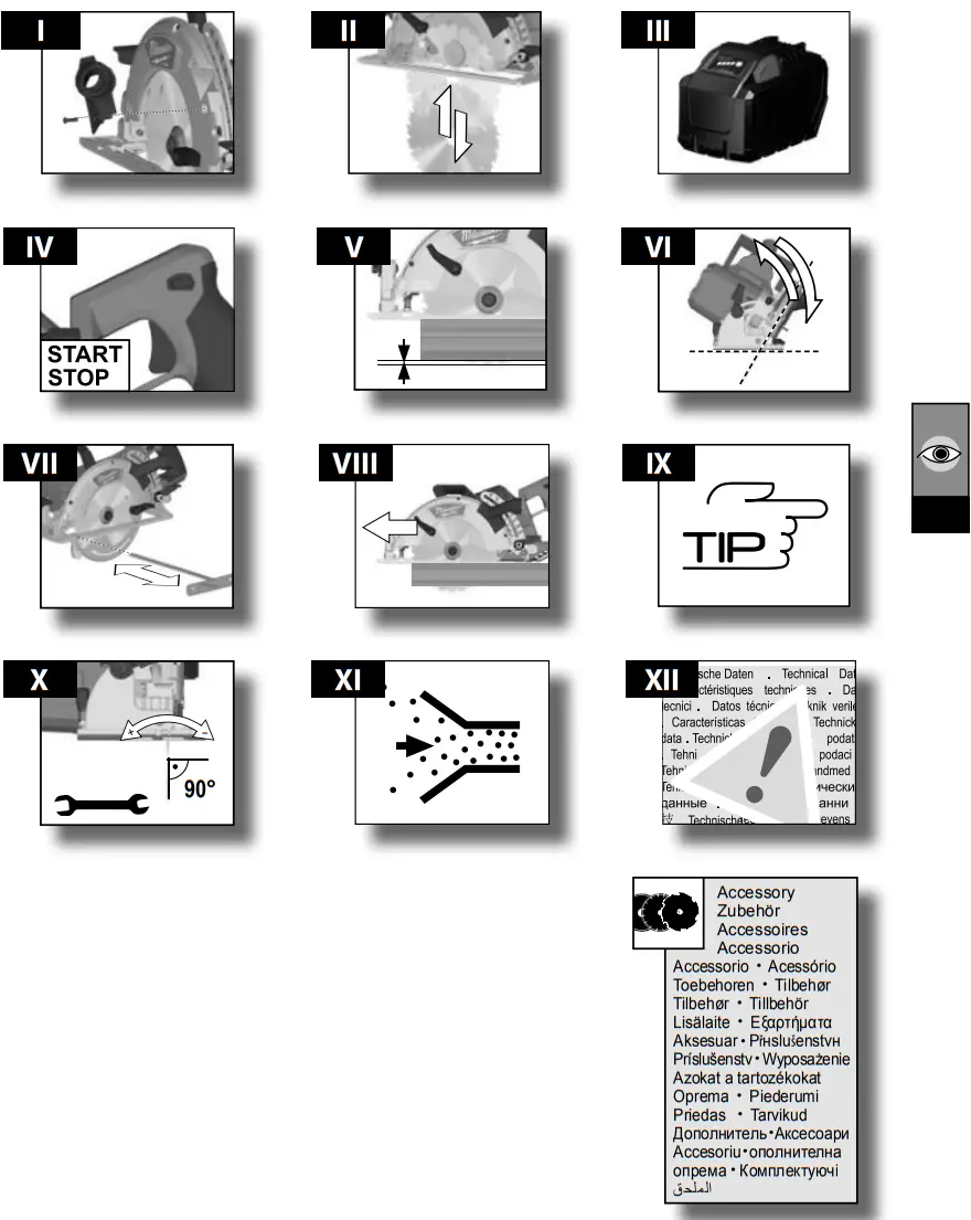 milwaukee M18 FCSRH66 Circular Saw - fig 2