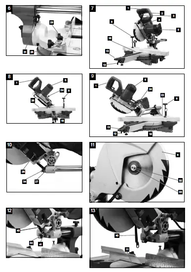 scheppach-HM100MP-Sliding-Cross -Mitre-Saw-2