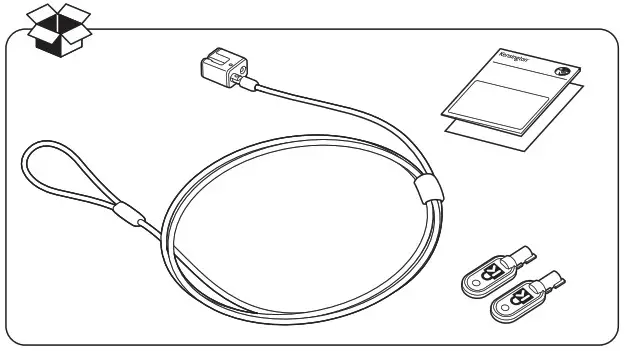 Kensington K68134 Keyed Cable Lock - cover