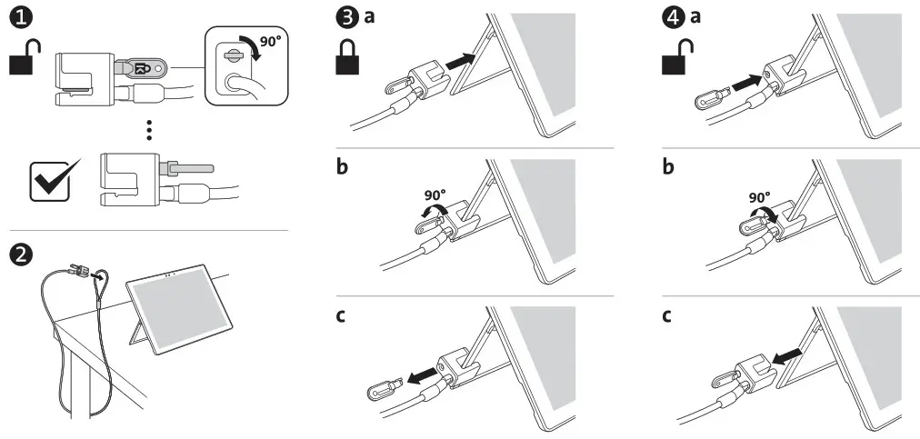 Kensington K68134 Keyed Cable Lock - overview 2