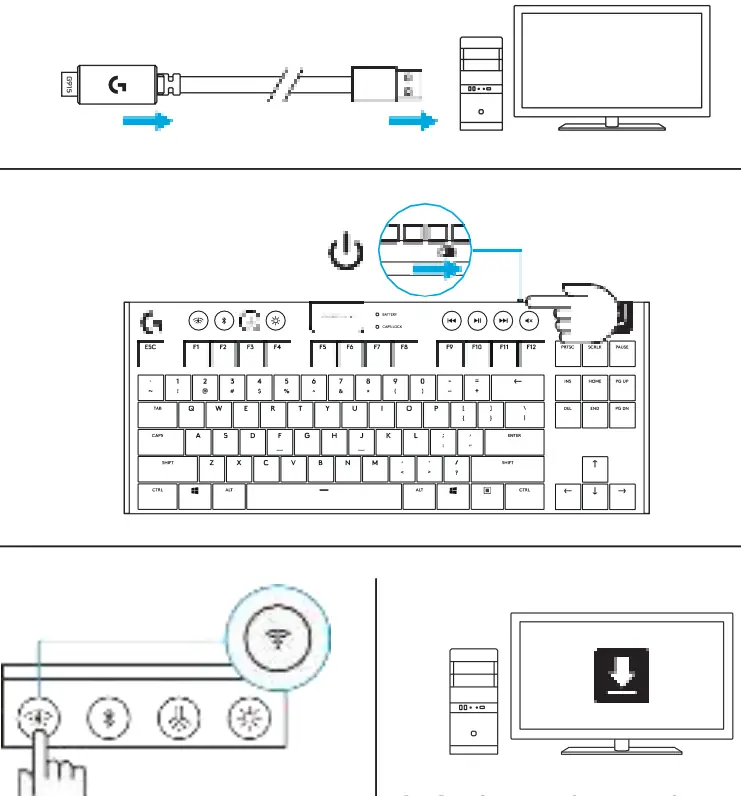 logitech-G918-TKL-Lightspeed-Wireless-RGB-Mechanical-Gaming-Keyboard-FIG-1
