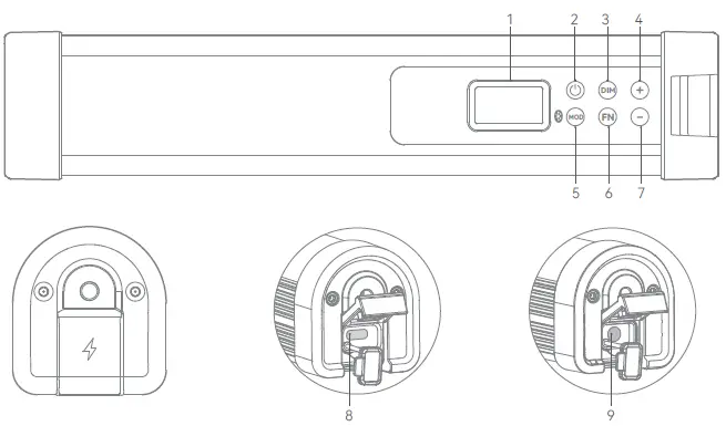 Godox WT25R RGBWW Dive Light-1