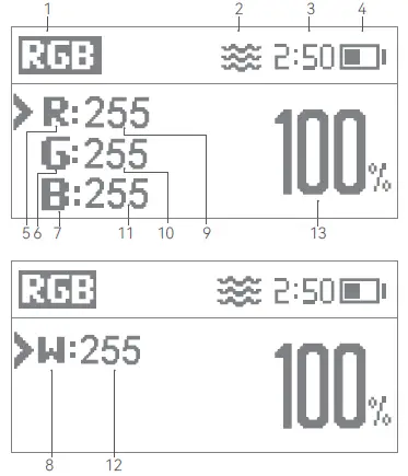 Godox WT25R RGBWW Dive Light-4