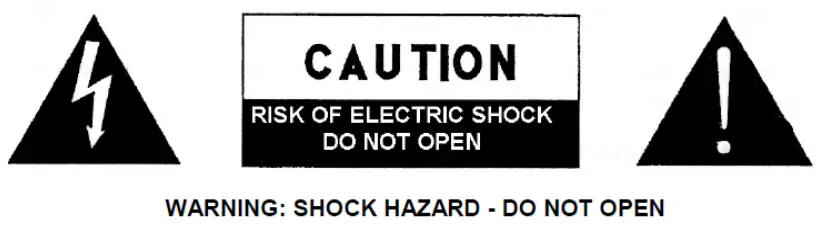 Warning instructions