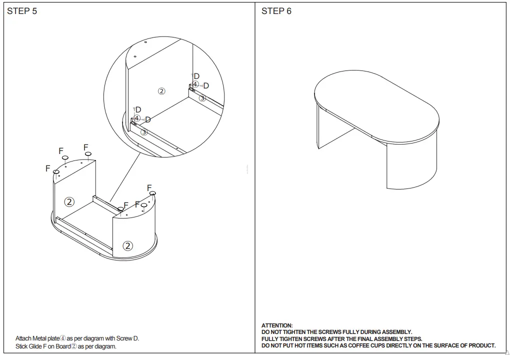 kmart 43030002 Archer Coffee Table -step5