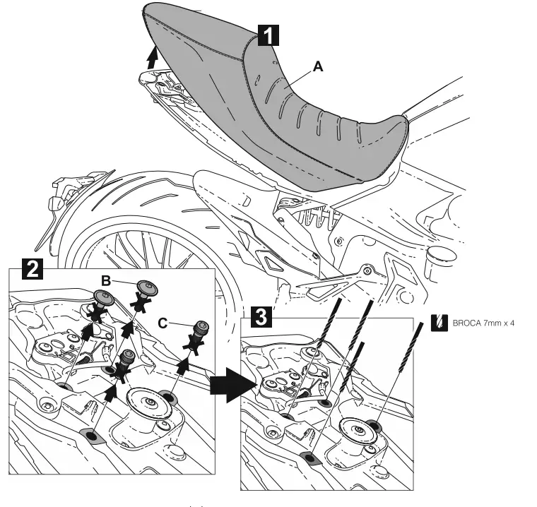 SHAD Ducati Diavel 1260 Side Case Racks - fig
