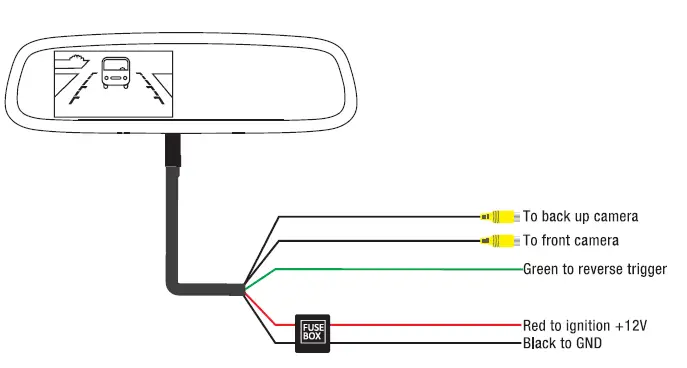 BOYO-VTM43TC-OE-Style-4.3-Inch-Rear-View-Mirror-Monitor-with-Compass-Temperature-FIG-7