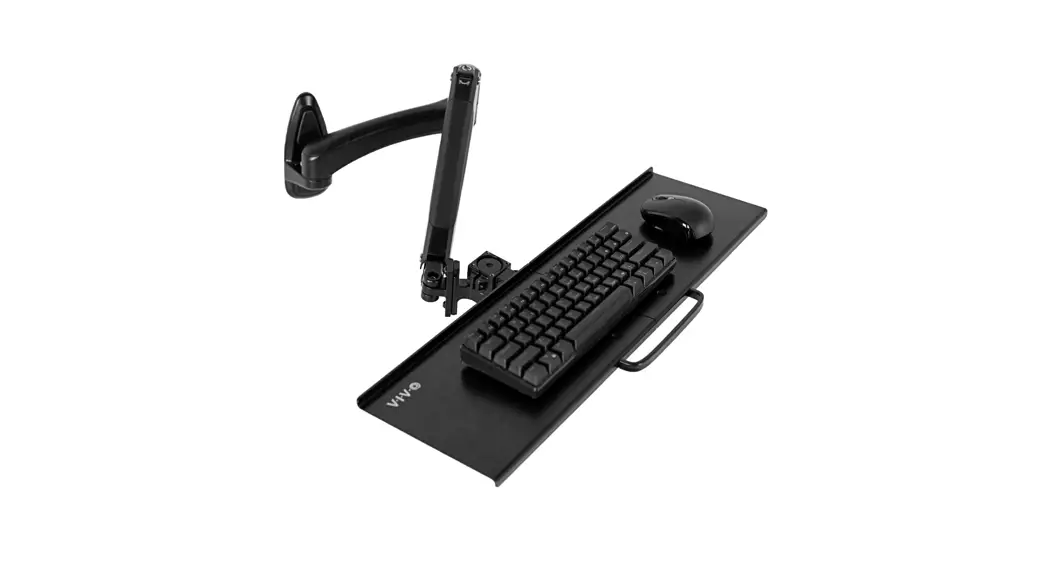 Vivo Mount-kb05ha Light Wood Or White Clamp On Height Adjustable Keyboard Tray Instruction Manual