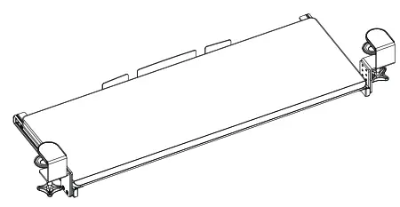 VIVO MOUNT KB05HA Light Wood or White Clamp on Height Adjustable Keyboard Tray