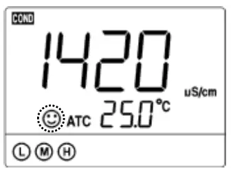 APERA EC700 Benchtop Conductivity Meter - display mode