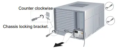 Panasonic CW-HZ70ZA Room Air Conditioner - cabinet