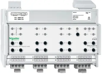 Schneider Electric MTN649808 Space Logic KNX Blind actuator REG-K/8x/10