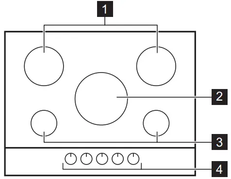 AEG HKB75029NB Gas Hob - fig 5