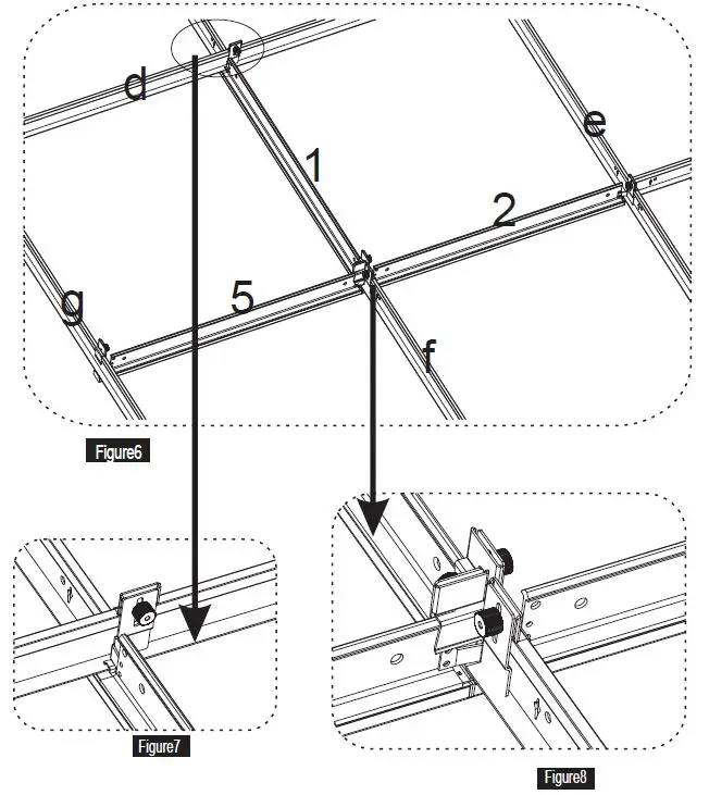 sunlite 88795-SU LED T-Grid Fixture-11
