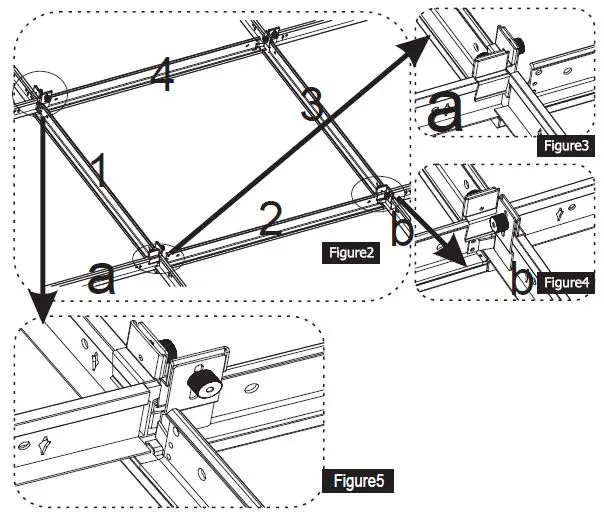 sunlite 88795-SU LED T-Grid Fixture-6
