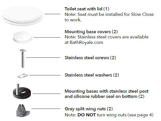Bath Royale BR644 Toilet Seat Elongated-2