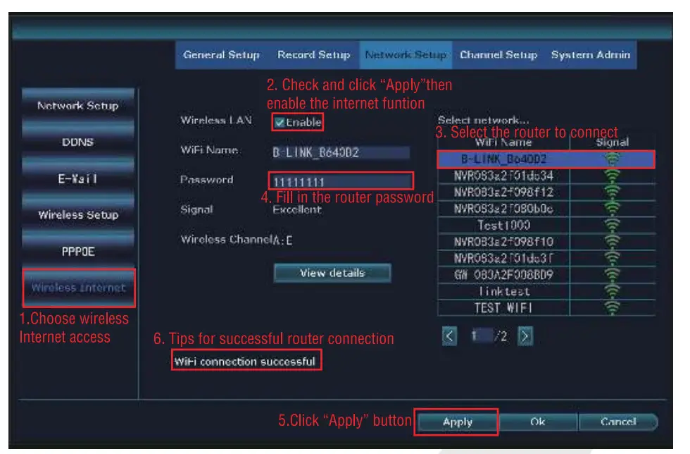 SUNSKY Wireless Kit -NET WORK