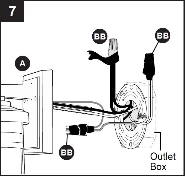Harbor Breeze WL132MBK, WL132WW Wall Lantern 13