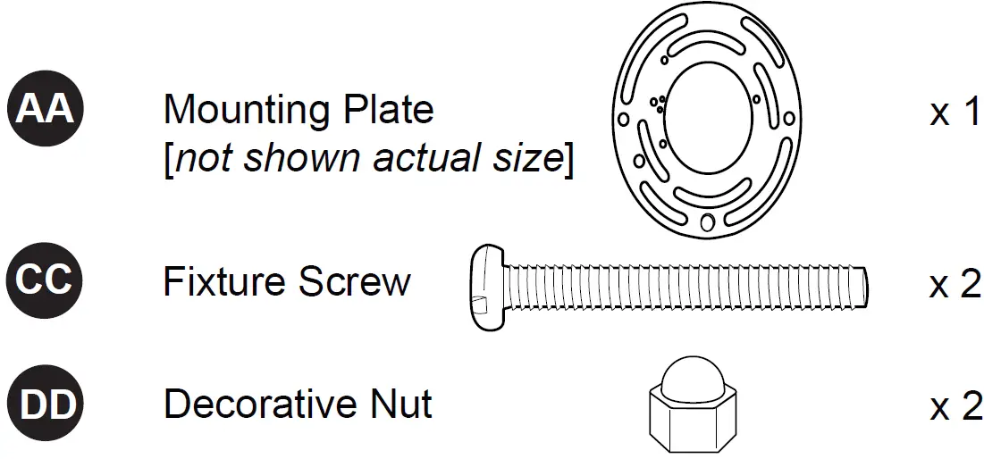 Harbor Breeze WL132MBK, WL132WW Wall Lantern 15